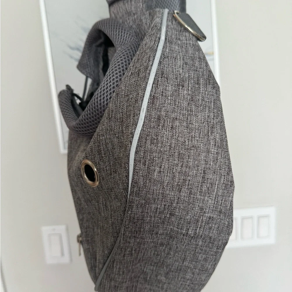 Gray Dog Sling Carrier